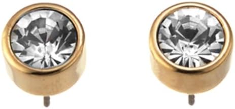 Oliver Weber 8550R 22ct Gold Plated Swarovski Crystal Earrings