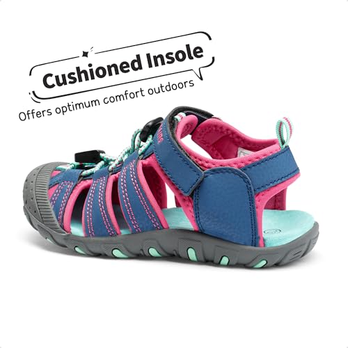 Image of DREAM PAIRS Boys Girls Closed-Toe Outdoor Summer Sport Sandals(Toddler /Little Kid /Big Kid)