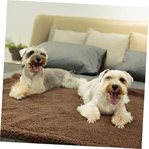 Tapis moelleux pour grand chien et chat couverture peluche chaude L