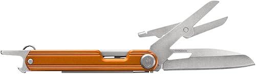 Miniatura 1 de Gerber Gear Armbar Slim Cut, Cuchillo de bolsillo, Multiherramienta con Tijeras, Naranja Quemado