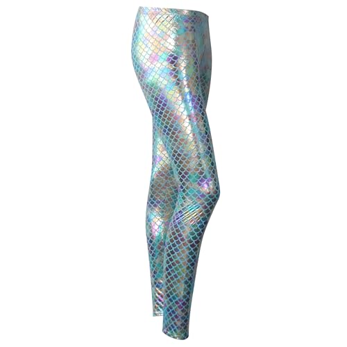 Legging d'écailles de sirène Wildarms premium imprimé poisson - 5
