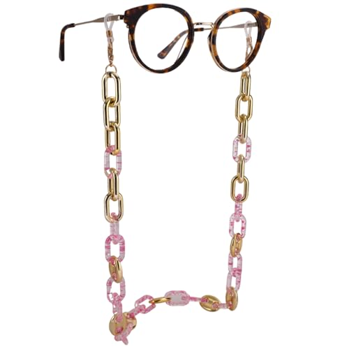 Image of Acrylic Glasses Chain Holder for Women Sunglasses Lanyard Necklace Decorative Chain Eyewear Retainer Eyeglass Strap