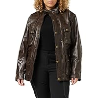Australian Bikers Gear Chaqueta Trailmaster con un tratamiento de cuero encerado marron TALLA 3XL