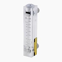 Panel-Mount Water Flowmeter, Liquids Flowmeter with Acrylic Plastic Rectangular Body 0.21GPM