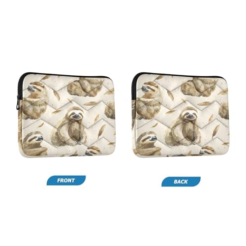 Funda para portátil 13-14 pulgadas con patrón de perezoso impermeable miniatura 2