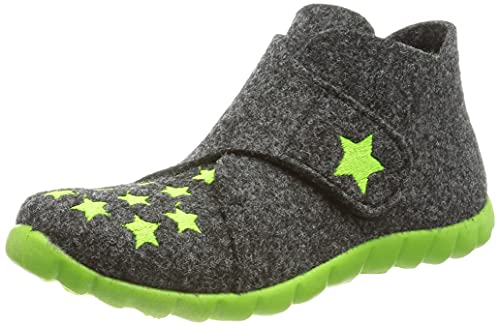 Superfit Jungen Hausschuhe Happy Octi - Kuschelig & Rutschfest