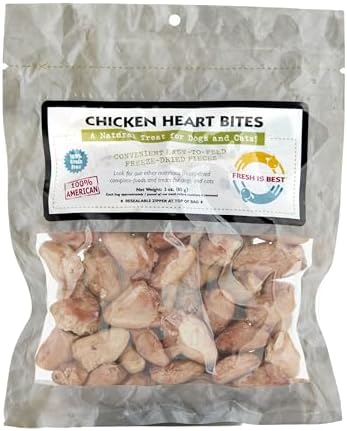 Dr. Harvey's Freeze-Dried Chicken Hearts Dog Treats - 100% Natural, High Protein, 3 Pack (7oz Each) - View #13
