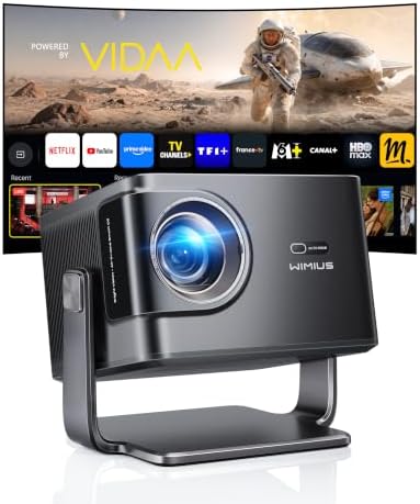 Vidéoprojecteur 4K【2500 ANSI/VIDDA OS/Dolby 56W】WiMiUS Vidéoproje...
