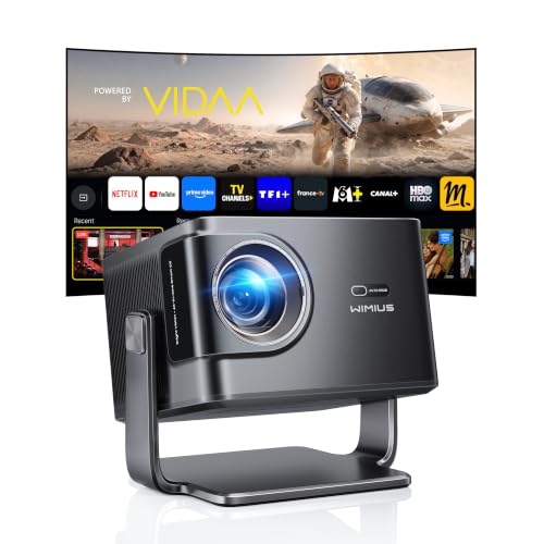 Vidéoprojecteur 4K【2500 ANSI/VIDDA OS/Dolby 56W】WiMiUS...