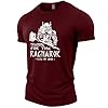 GYMTIER Sons of Odin - Training for Ragnarok Vikings - Men's Gym T-Shirt Bodybuilding Training Workout Lifting Top Clothing, Maroon, 4XL #3