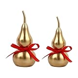 LOVIVER 2 Pièces Cuivre Gourde Pendentif Creux Feng Shui Ménage Bureau Ameublement