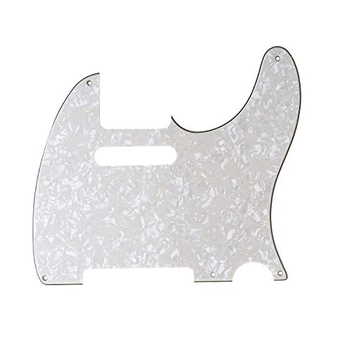 Musiclily 5 Trous Tele Pickguard Vintage Plaque de Protection Pour USA/Mexique Made Fender Standard Telecaster Style… - Les Beatles, Paul McCartney, John Lennon, RIngo Starr, George Harrison Musiclily 5 Trous Tele Pickguard Vintage Plaque de Protection Pour USA/Mexique Made Fender Standard Telecaster Style…
