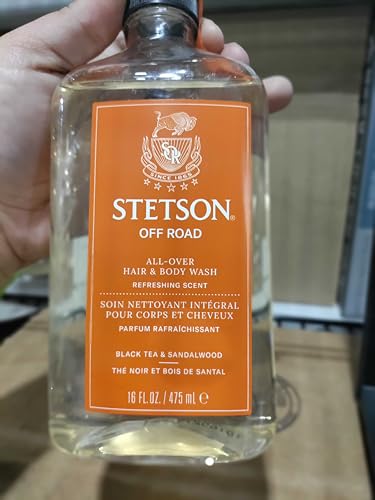 SCENT BEAUTY STETSON Personal Care All Over Hair & Body Wash Moisturizing Body Wash & Shampoo - 16 oz - 3 Pack - Off-Road