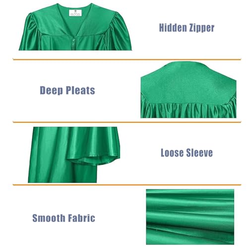 Image of GradPlaza Shiny Preschool Graduation Cap and Gown for Kids 2026 Tassel kindergarten graduation cap and gown