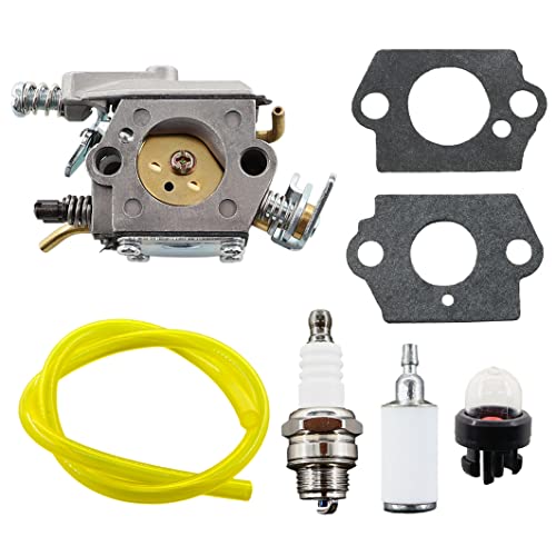 MCHNIC Kit de Carburateur pour Husqvarna 225 227 232 235 240 577133001 537052701 522607401 503281517 remplace Walbro WT-964 WT-548