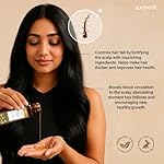 Auravedic Hair Fall Control Oil with Amla & Bhringraj | Nourishing Hair Oil for Stronger, Fuller-Looking Hair | Helps Reduce Breakage, Strengthen Roots & Support a Healthy Scalp | 3.38 Fl Oz (100ml) - Image 5