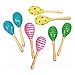 Produktbild Unbekannt Marakas aus Holz - MUSIKINSTRUMENTE Instrument Kinder / Maracas Holzspielzeug - Holzspielzeug Kinderinstrument aus Holz