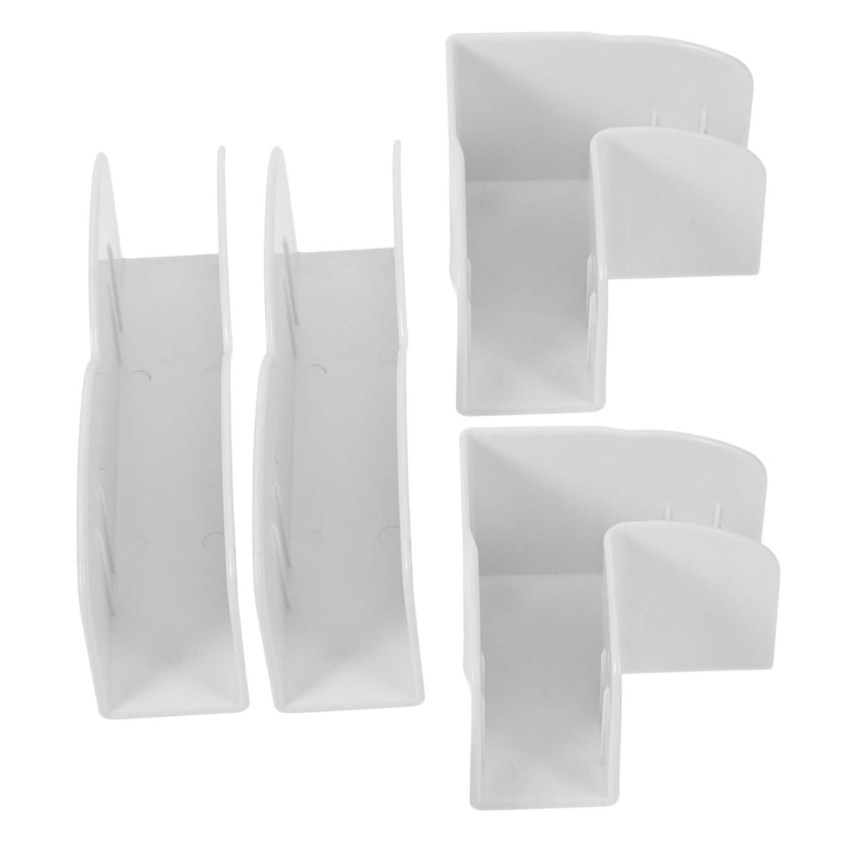 Clips de fixation parc bébé stabilisateurs plastique blanc - 8