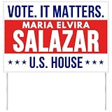 Maria Elvira Salazar For Us House 2026 Yard Sign Florida Voting Elections Candidate Race Vote
