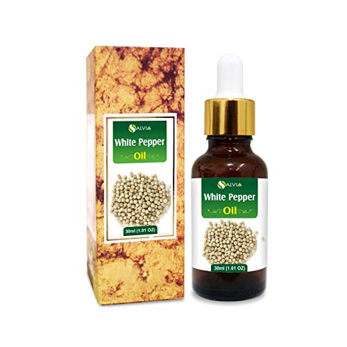 Image of White Pepper Oil (Piper Nigrum) 100% Pure & Natural With Dropper 30ml