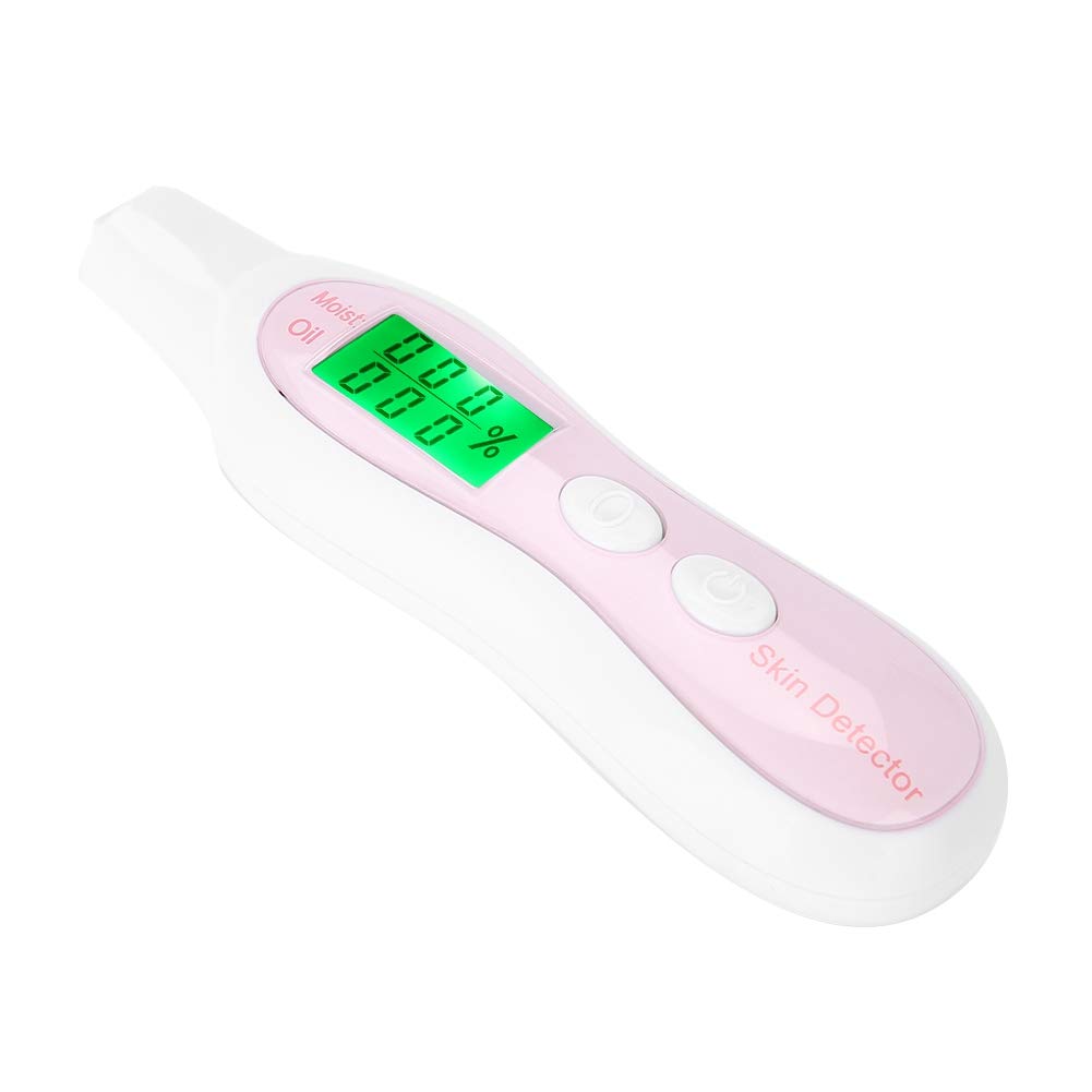 Analyseur de peau Moniteur d'humidité pour soins de la peau, testeur de peau du visage très sensible Moniteur numérique voyages à domicile Salon de beauté, Analyseur de peau avec écran LCD numérique