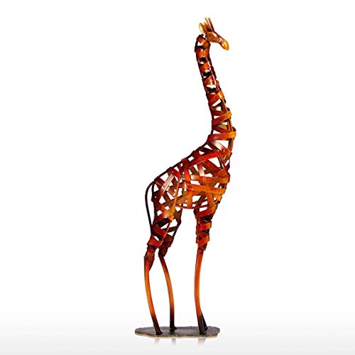 Huiop Metal Sculpture Iron Braided Giraffe Home Furnishing Articles Handicrafts #TOP26