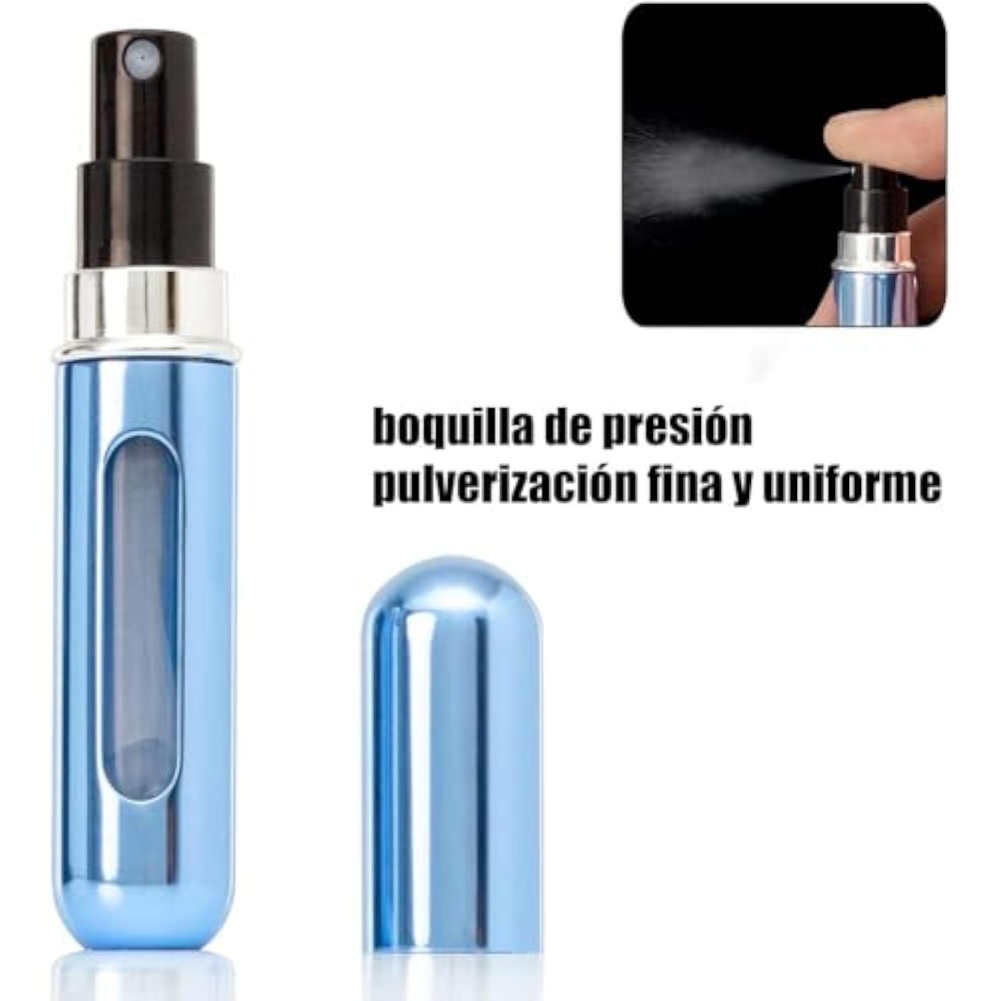 5ml Mini Refillable Perfume Atomizer Bottle, Pack of 4