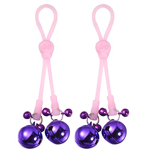 2 peças de anéis de mamilo que brilham no escuro sem piercing para mamilo, grampos de mamilo, brinqu