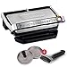 Produktbild Tefal OptiGrill+ XL elektrischer Kontaktgrill + Reinigungs Grillbürste + Hamburgerpresse, 9 automatische Programme | Indoor Elektro Grill | Ideale Grillergebnisse | Antihaft Aluguss-Platten, Edelstahl