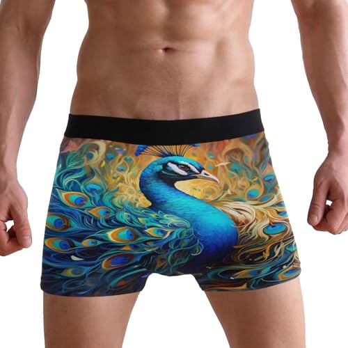 Peacock Men's Boxer Briefs S 202a53693