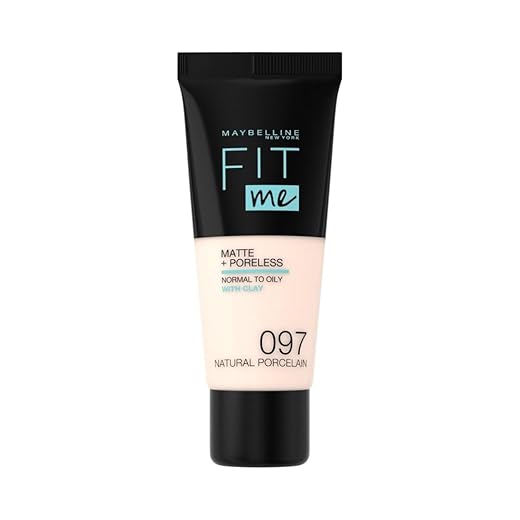 MAYBELLINE MakeUp Fit Me Foundation Matte, 097 natural porcelain, 30 ml