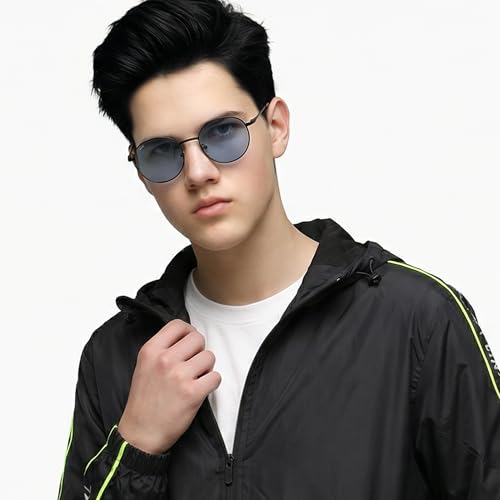 Image of Vincent Chase By Lenskart | Full Rim Round | Polarized Stylish Sunglasses | 100% UV Protected | For Men & Women