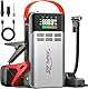 Starthilfe Powerbank für Pkw mit Kompressor 150PSI, ANFLAG 5500A Auto Starthilfe Powerbank für All Benzin und 12.0L Dieselmotor, Starter Powerbank mit LCD Bildschirm, LED Taschenlampe und Doppel USB