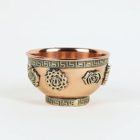 Indian Consigners Small Altar Witchcraft Copper Bowl Cover