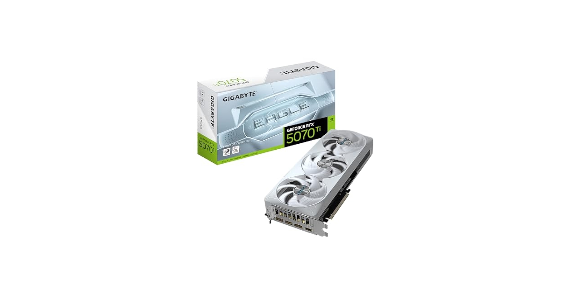 【新品未開封】GeForce RTX5070Ti EAGLE OC SFF16G GeForce RTX™ 5070 Ti EAGLE OC ICE SFF 16G 主な特徴