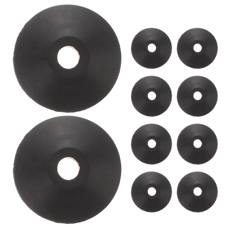 ANDRESLAD Conical Rubber Washers for Toilet Seat Bolts Leakproof Seal Rings Toilet Tank Bolt Replacement Kit 10Pcs Heavy Duty Repair
