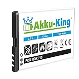 Kapazität: 1500 mAh (3.7V) Akku-King Akku ersetzt Nokia BP-3L - Li-Ion 1500 mAh - für 603, Asha 303, 603, Lumia 710 , Sabre