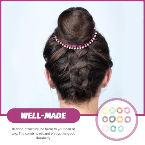 Set 12 Peines Elásticos Circulares para Cabello miniatura 3