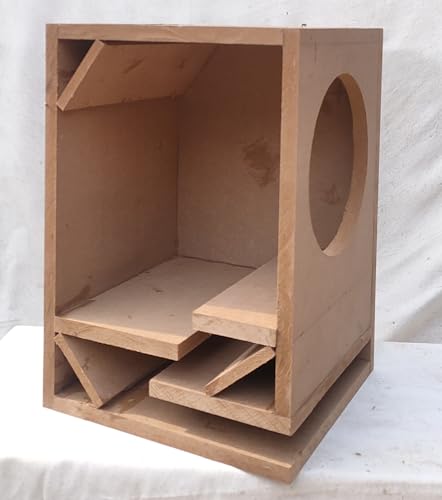 Image of NRS AUDIO 15 MM MDF - Single 8 inch L Port Ported Car Component Subwoofer Speaker Box