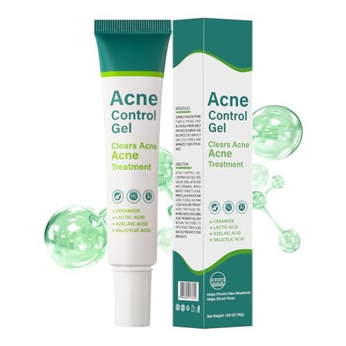Azelaic Acid Serum 10%, Acne Treatment Gel with Salicylic Acid Face Body Acne Control Reduce Redness Prevent Blackheads & Closed Comedones, Acne-Prone Skin Pore Minimizing Treatment 1.7 oz