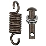 Hammock Chair Ultimate Hanging Kit by JPKTA - 500lbs Capacity Egg Hammock Chair Spring Hook and Pin Plug Hardware Brown for Hanging Basket Chairs Hammock and Porch Swings Replacement Parts