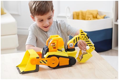 Ruben & Compagnie - Véhicule Deluxe Ruben - Voiture Figurine Pat Patrouille À Collectionner - Dessin Animé Aventures Constructions - Pat Patrouille Jouet - Voiture Enfant - Jouet Enfant 3 Ans Et +