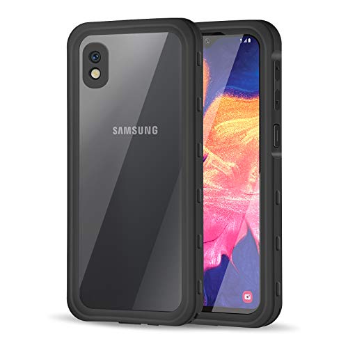 meritcase Samsung A10E Case, IP68 Waterproof Shockproof Dustproof Protective Phone Case Cover with Screen Protector for Samsung Galaxy A10E