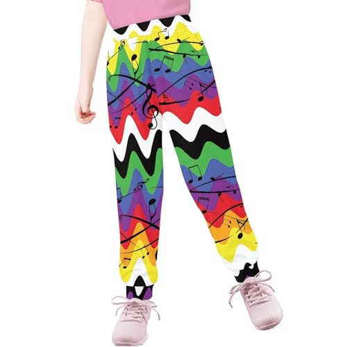 Kids Sweatpants Casual Jogger Pants Soft Elastic Waist Band Boys Girls Youth Athletic Pants3