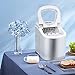 Smad Portable Electric Ice Maker Machine Ice Makers Countertop-Touch Buttons Digital Bullet...