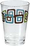 Corelle Coordinates Squared 8 Ounce Acrylic Glasses, Set of 6