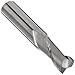 YG-1 E5020 Carbide Square Nose End Mill, Uncoated (Bright) Finish, 30 Deg Helix, 2 Flutes, 1.5