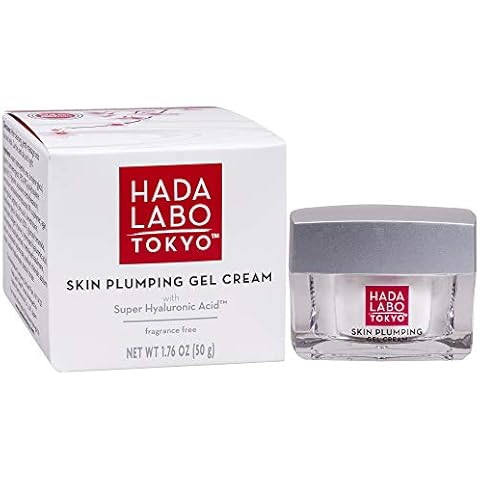 Hada Labo Tokyo Plumping Gel Cream, Facial Moisturizer, Clinically Proven to Provide 24-Hour Moisture in One Use, Super HyaluronicAcid, Ceramides, Collagen, No Parabens, Dyes or Fragrance, 1.76 oz Cover