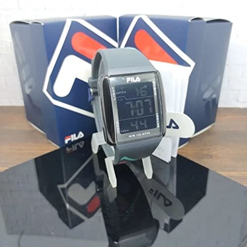 Image of FILA Watch Men - Digital Watches for Men - Digital Watches for Women - Black Watch - Fila Watches for Men - Digital Bracelet Watch - Stopwatch Watch - Square Watch