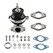 maXpeedingrods T04E T3 T4 Turbo Turbocharger Kit 400HP with Wastegate + Oil Feed Return Line Kit